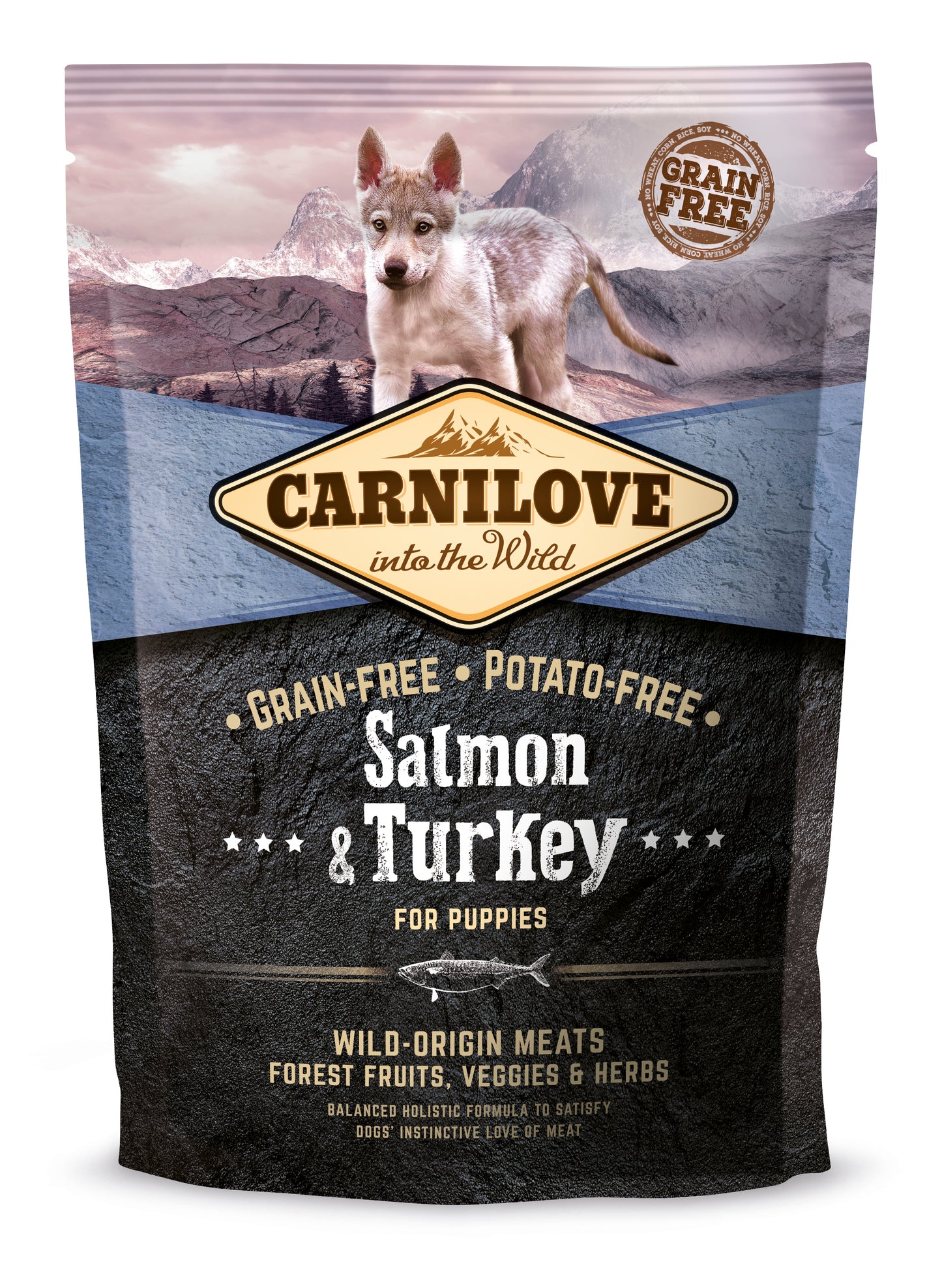 Carnilove Salmon & Turkey Puppy 1,5 kg