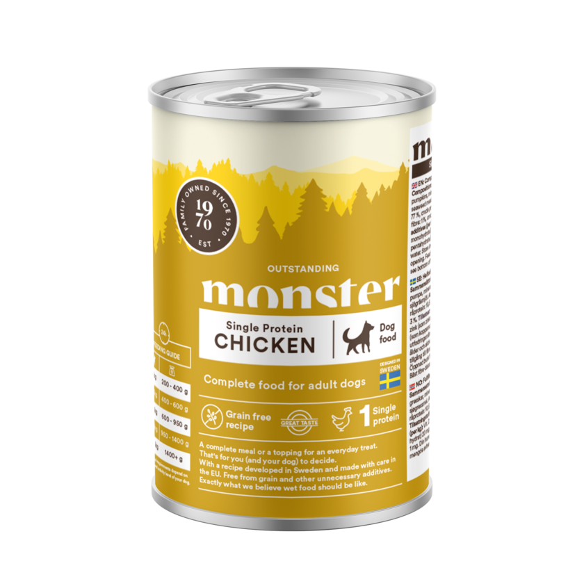 Monster Våtfoder Chicken 400 g