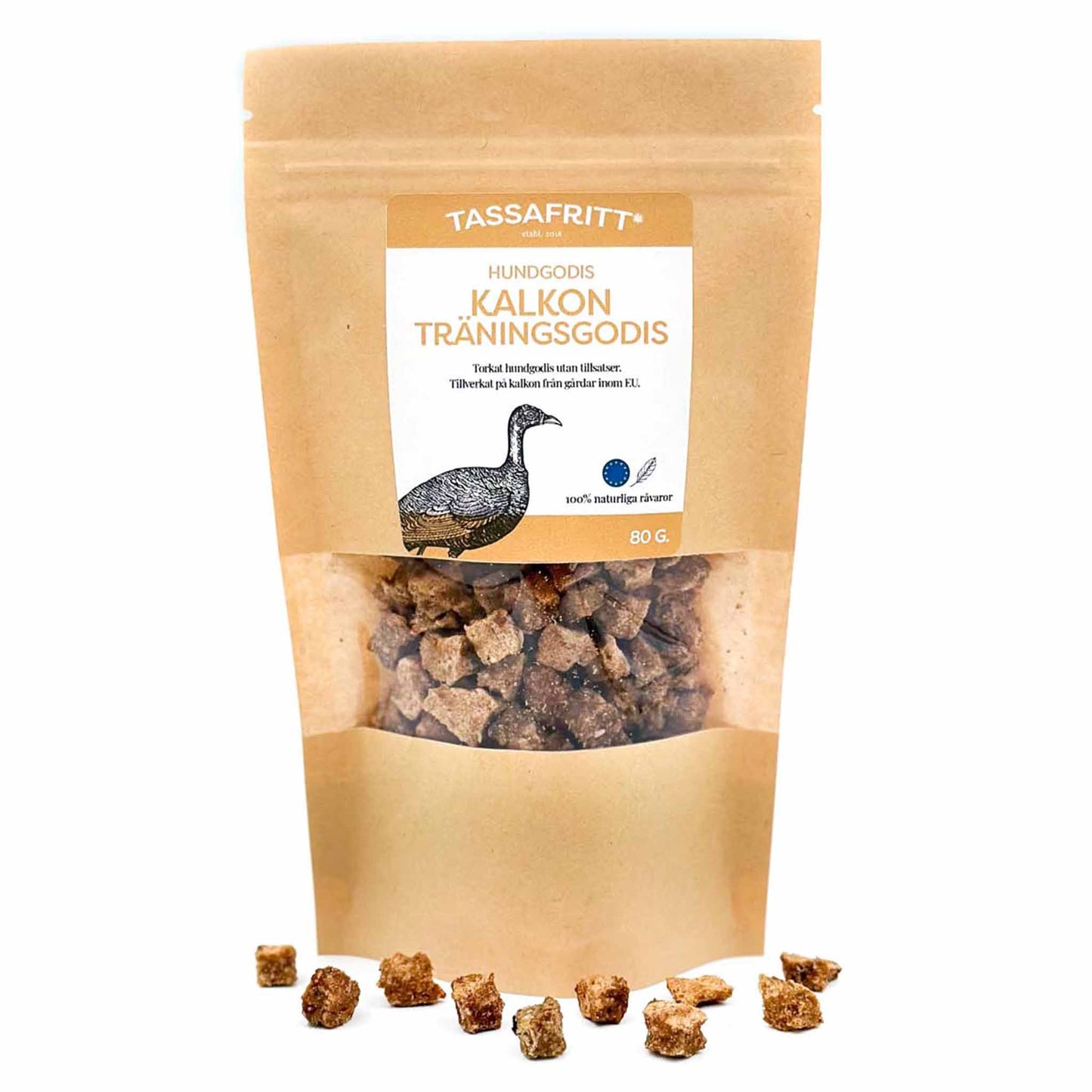 Tassafritt Träningsgodis Kalkon 80 g