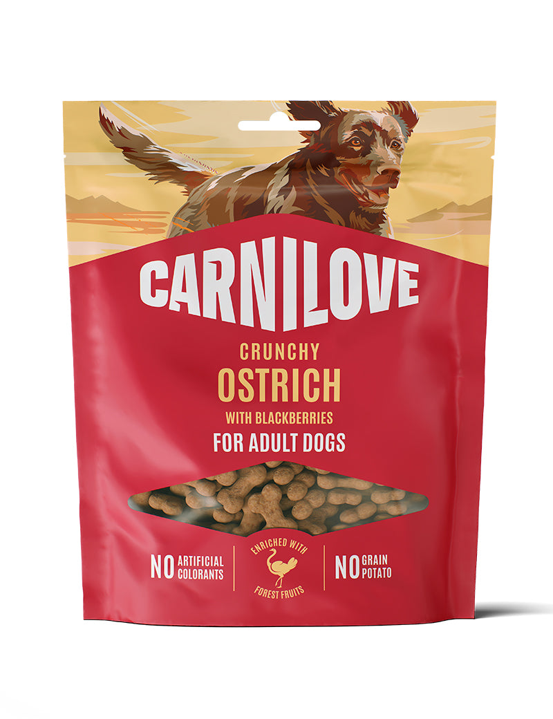 Carnilove Crunchy Snack Ostrich & Blackberries 200 g