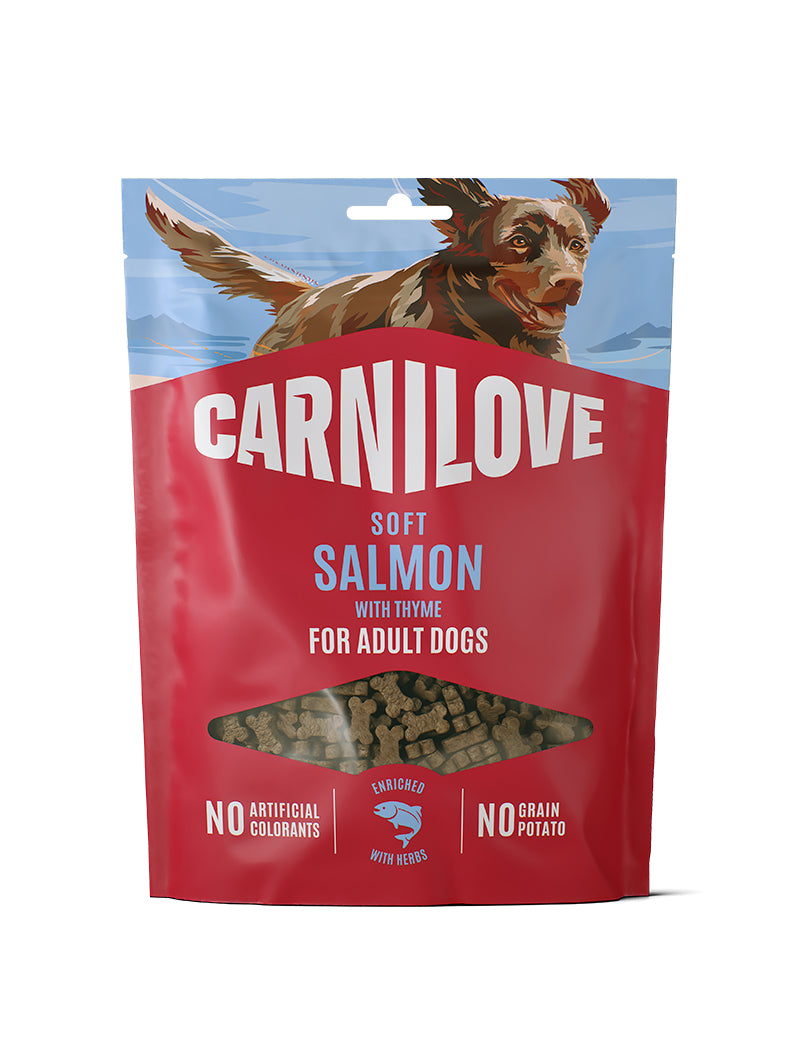 Carnilove Soft Snack Small Bites Salmon & Thyme 200 g