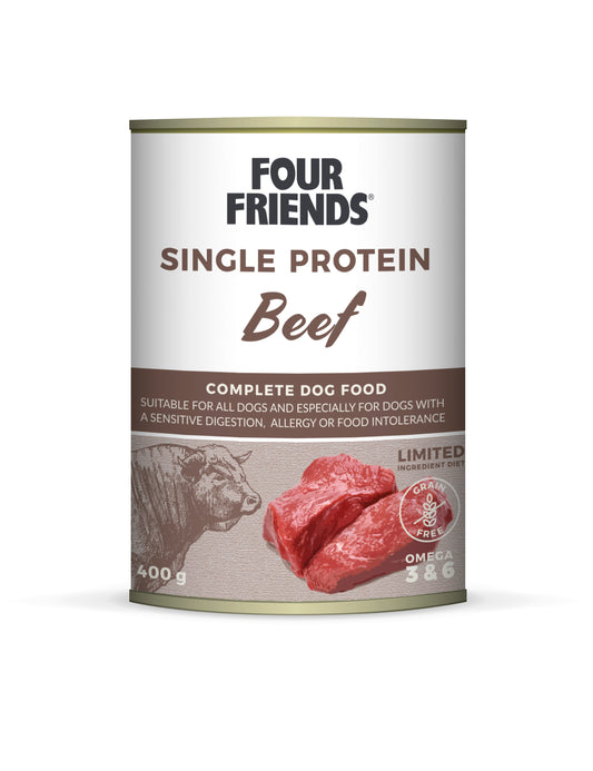Four Friends Våtfoder Beef 400 g