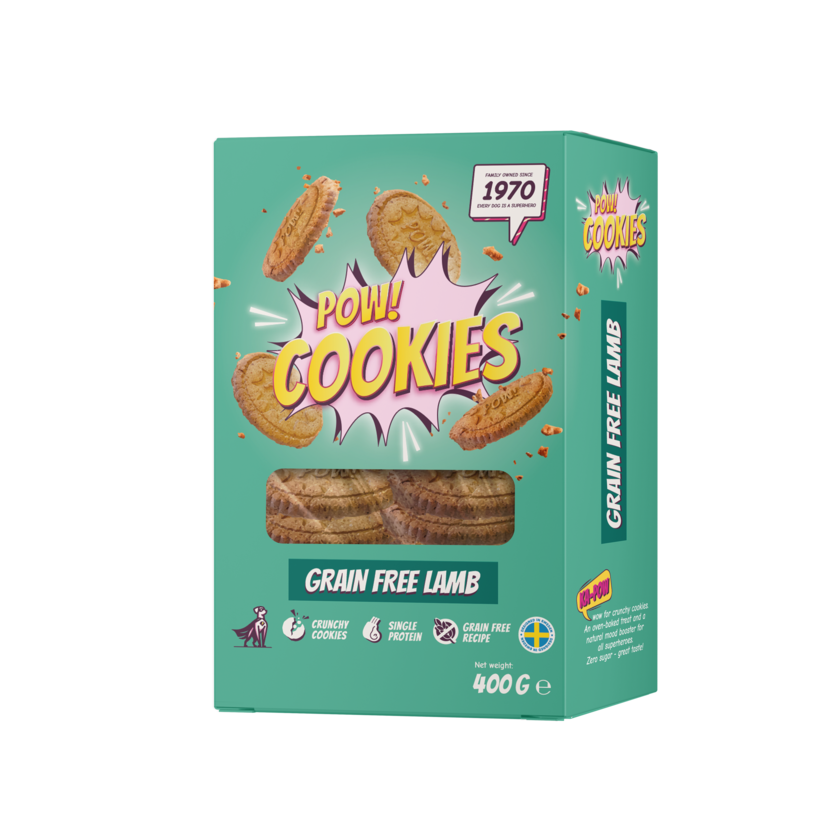 Pow! Cookies 400 g (flera smaker)