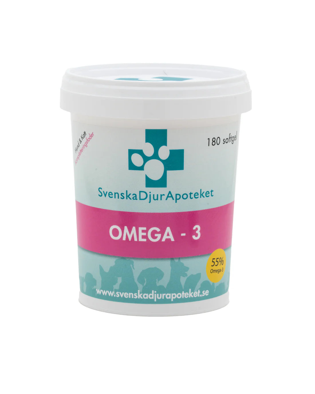 Svenska Djurapoteket Omega-3 Kapslar 180 st
