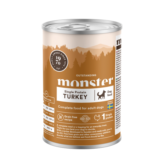 Monster Våtfoder Turkey 400 g