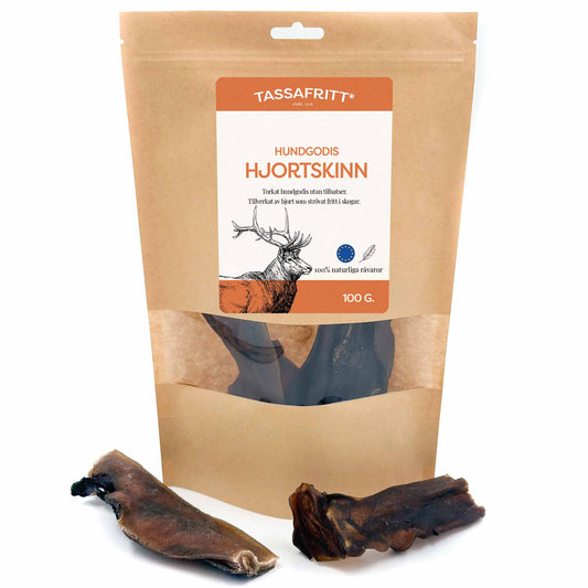 Tassafritt Hjortrulle/Hjortskinn 100 g