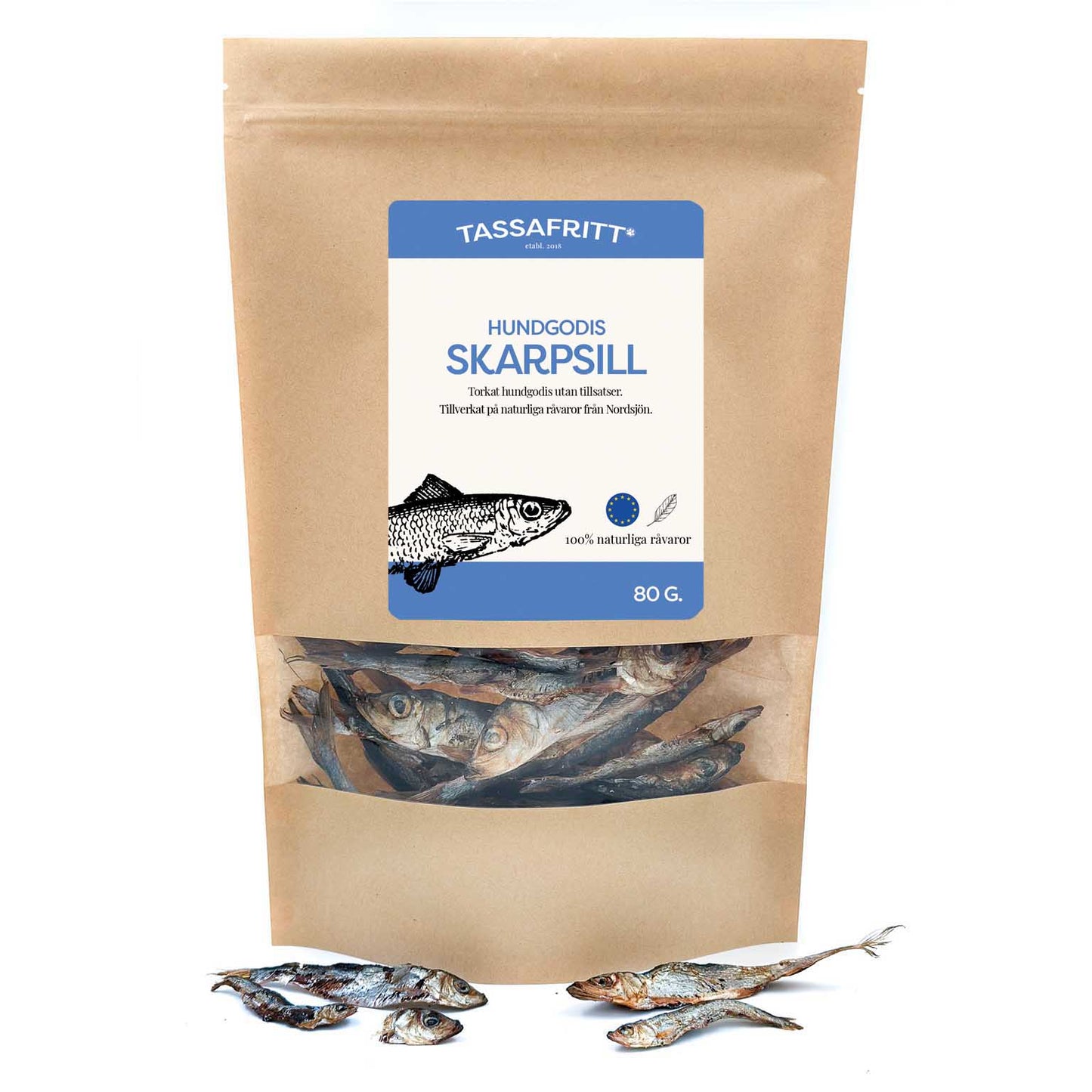 Tassafritt Skarpsill 80 g