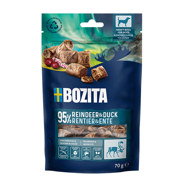 Bozita Belöningsgodis Ren & Anka 70 g