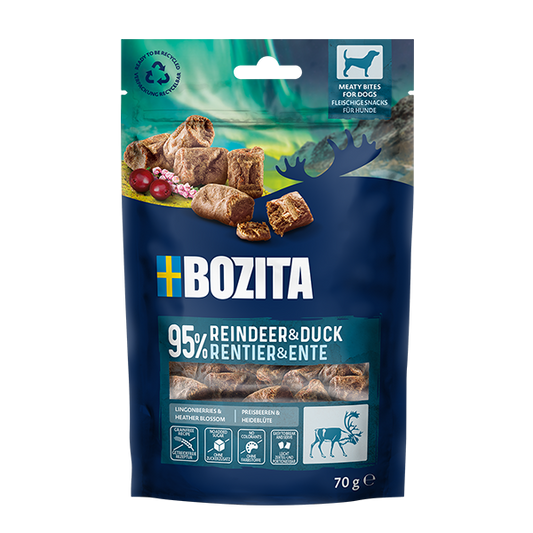 Bozita Belöningsgodis Ren & Anka 70 g