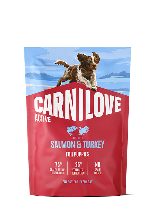 Carnilove Active Salmon & Turkey for Puppies 1,5 kg