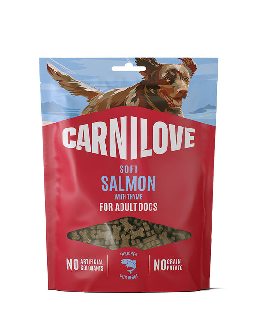 Carnilove Soft Snack Small Bites Salmon & Thyme 200 g