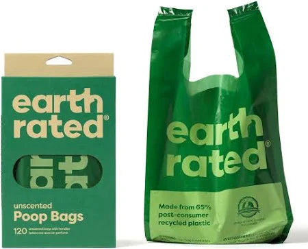 Earth Rated Bajspåsar 120 st m handtag