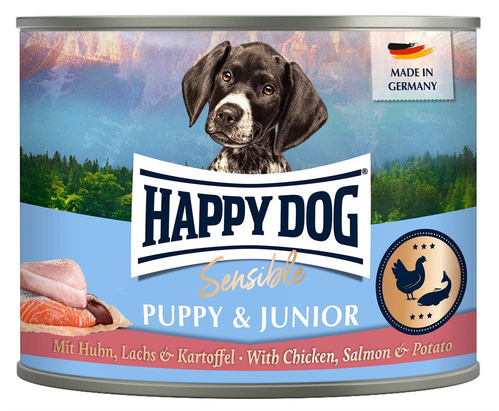 Happy Dog Våtfoder Puppy Lax & Kyckling