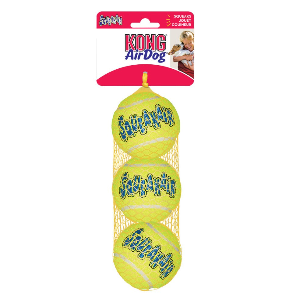 Kong SqueakAir Boll 3-Pack