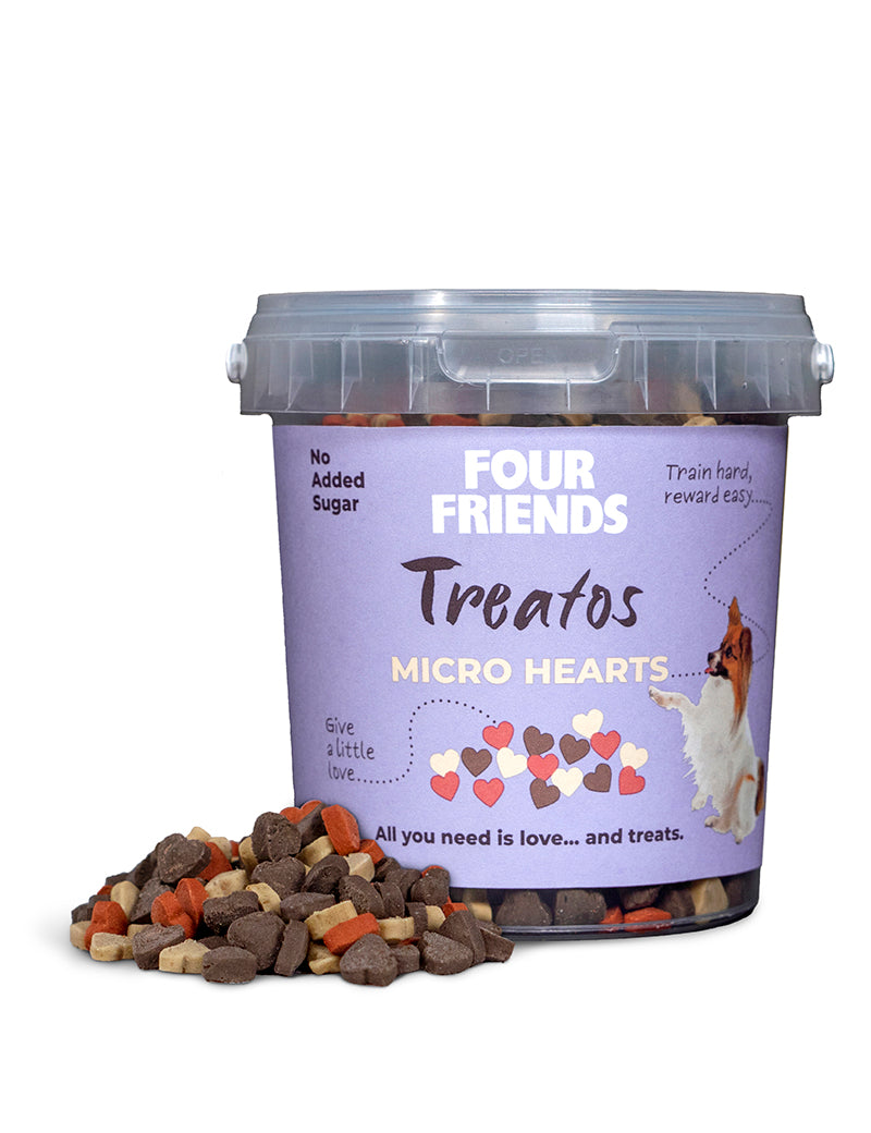 Four Friends Treatos Micro Hearts 500g