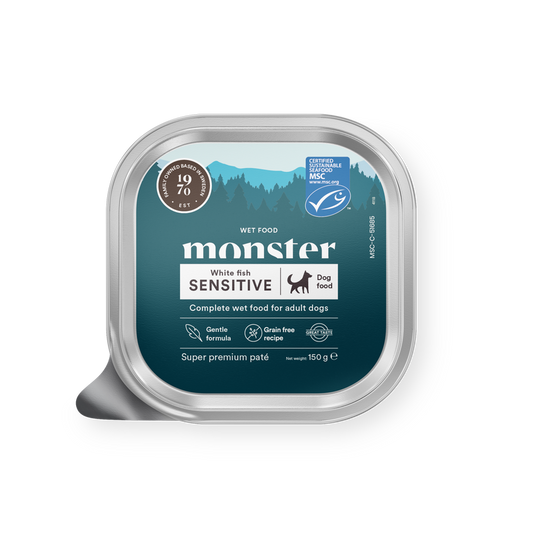 Monster Dog Sensitive White Fish Paté 150g