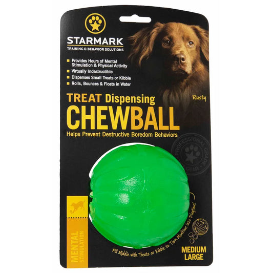 Starmark Treat Dispensing ChewBall M/L