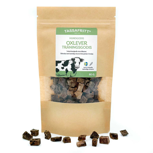 Tassafritt Träningsgodis Oxlever 80 g