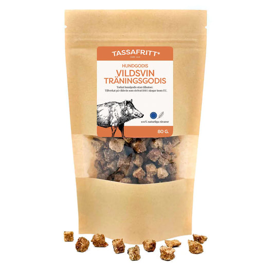 Tassafritt Träningsgodis Vildsvin 80 g